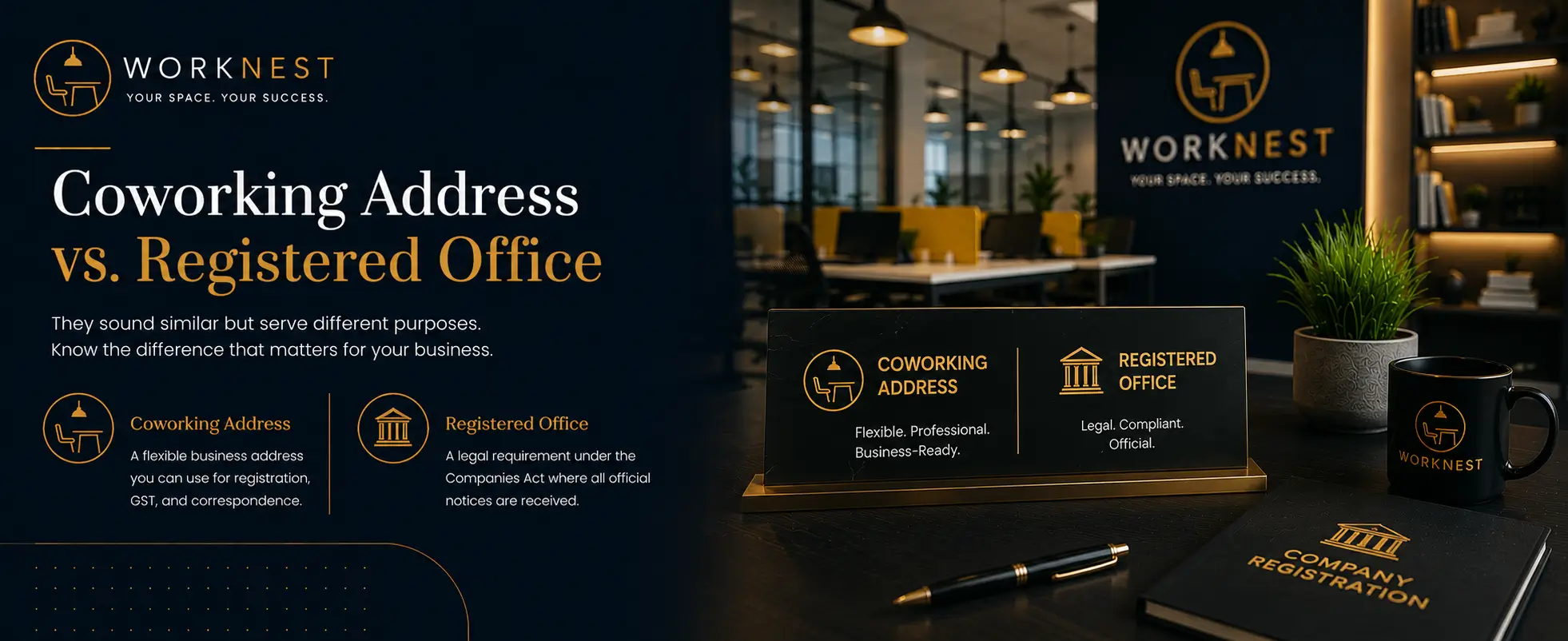 Coworking Address vs Registered Office