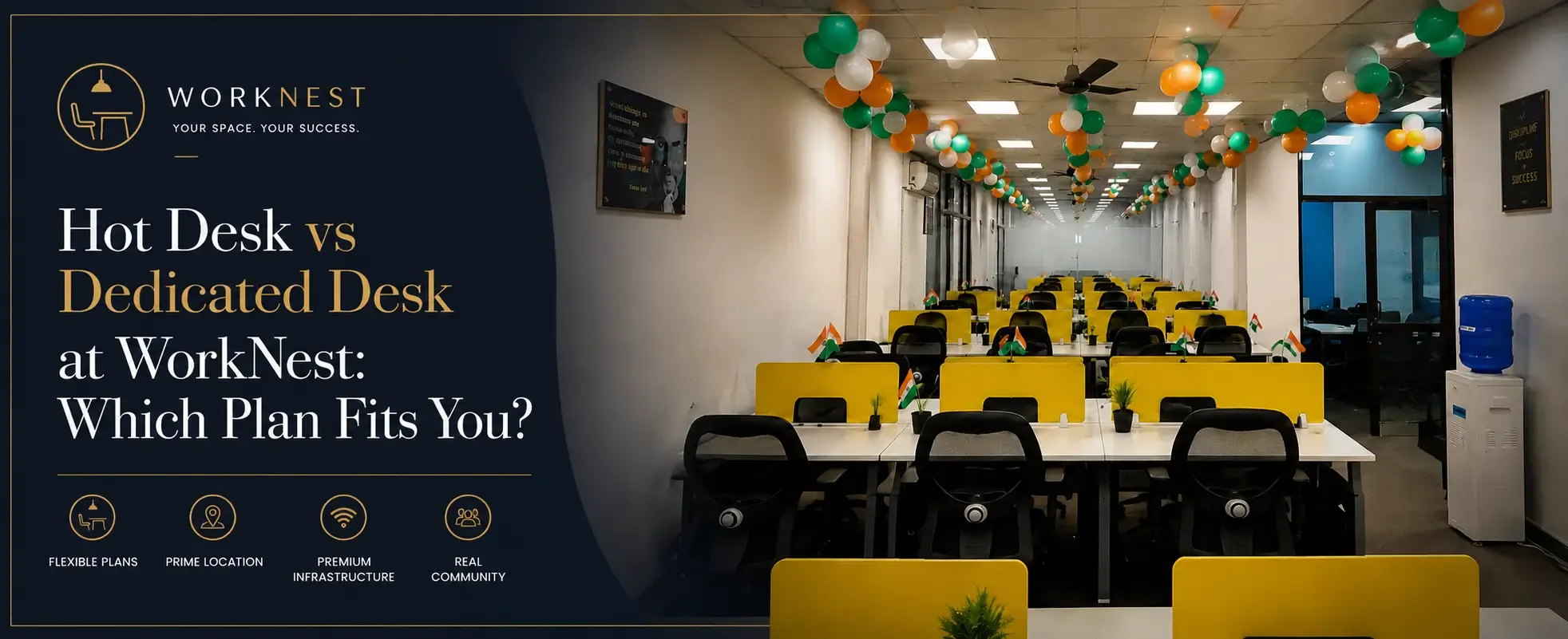 Hot Desk vs Dedicated Desk at WorkNest: Which Plan Fits You?