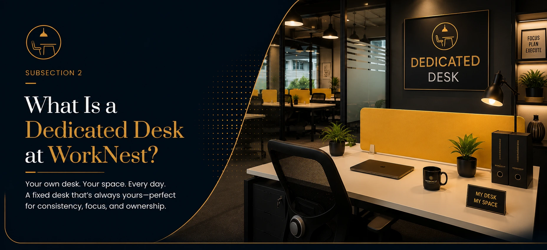 What Is a Dedicated Desk at WorkNest