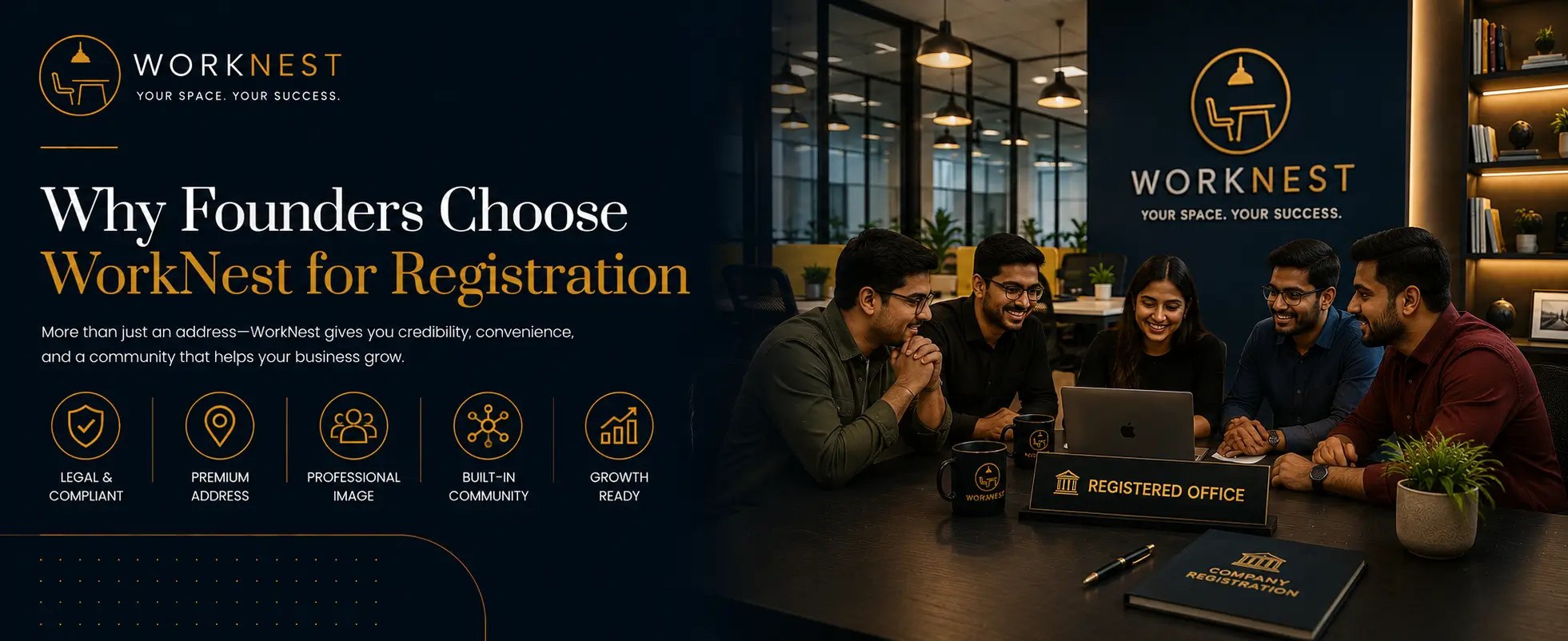 Why Founders Choose WorkNest for Registration