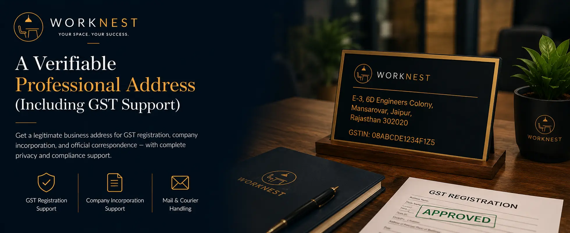 a verifiable professional address