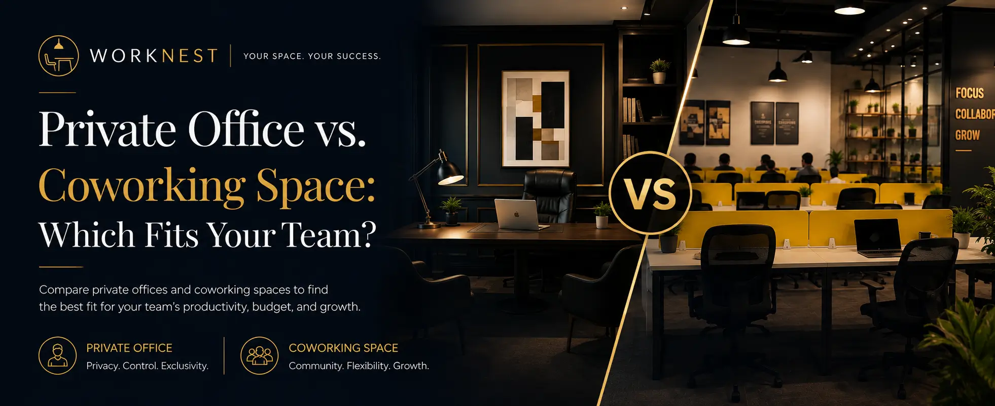 Private Office vs Coworking Space: Which Fits Your Team?