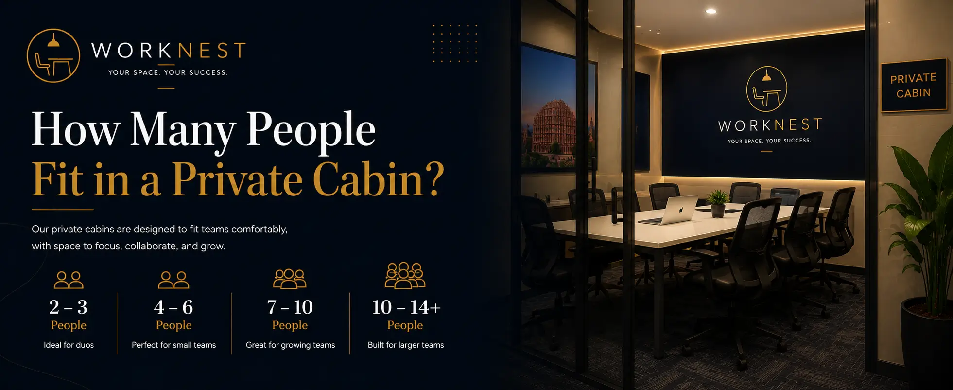 how many does a private cabin cost in Jaipur