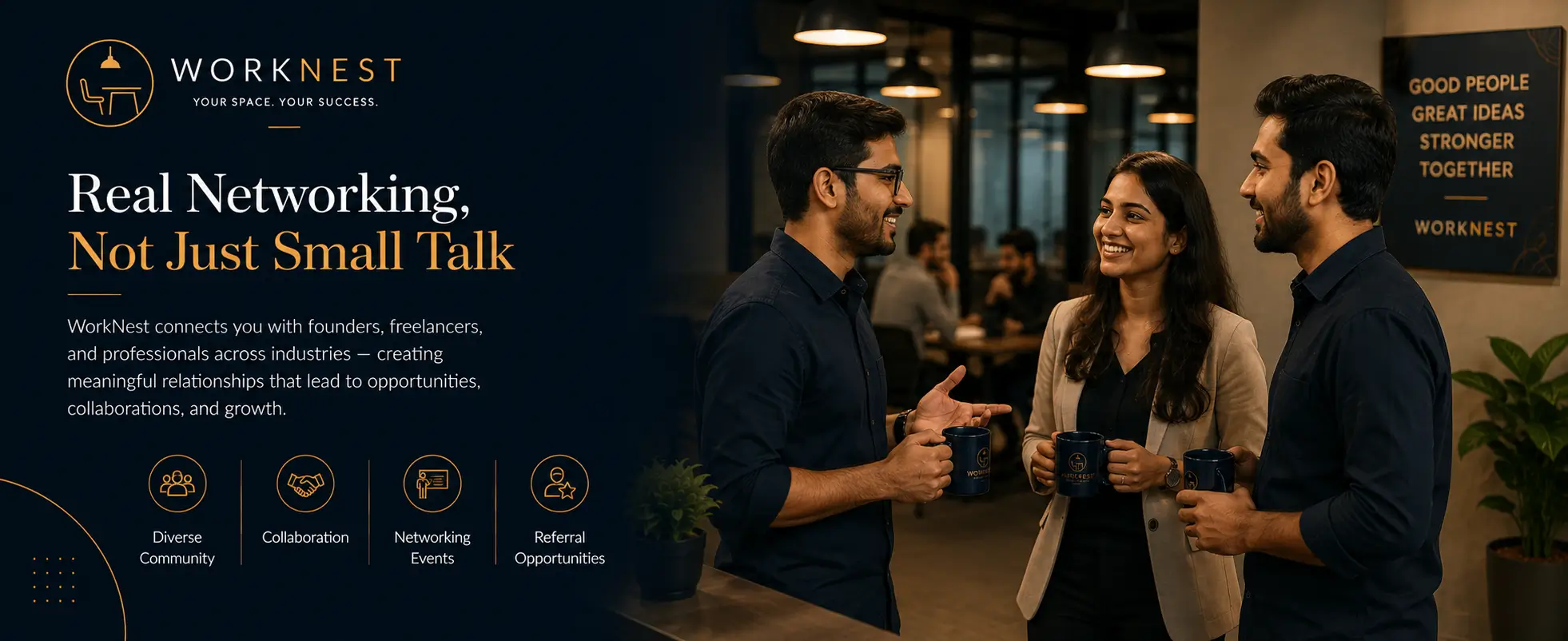 real networking, not just small talk
